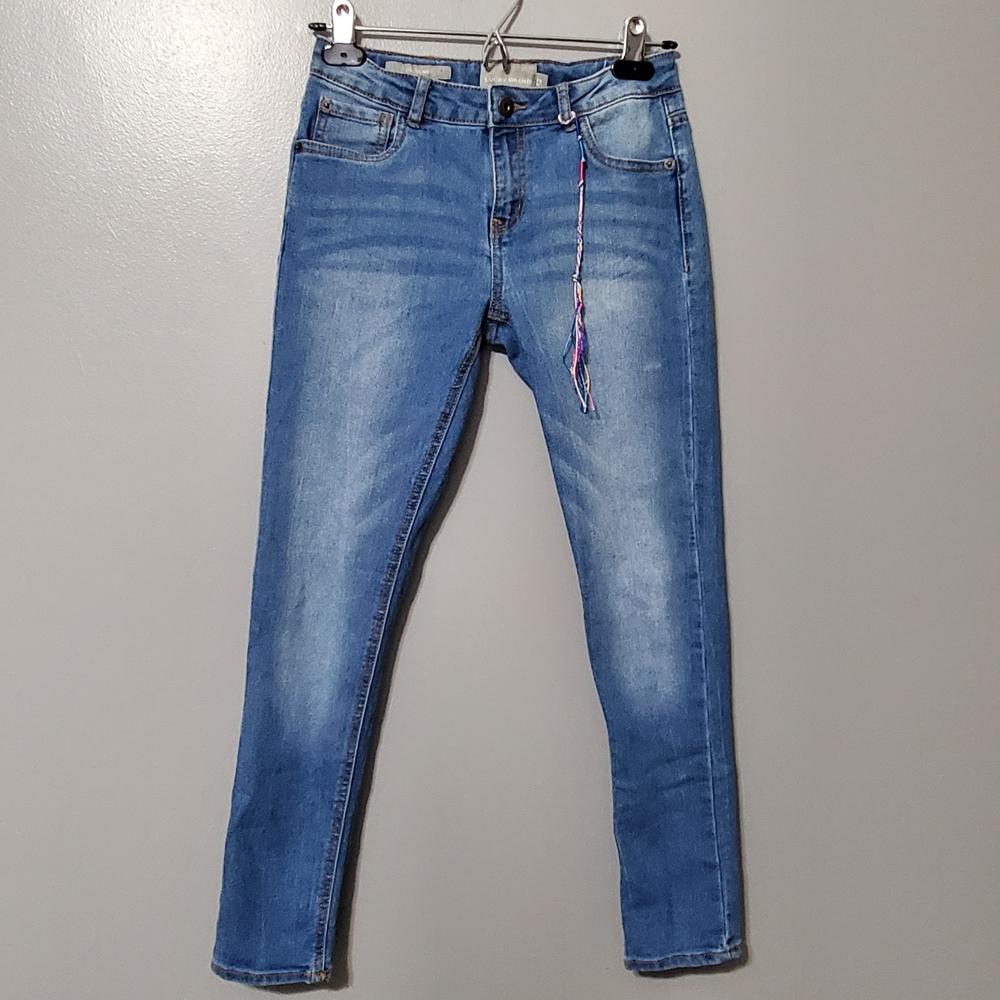 Lucky Brand Light Blue Zoe Skinny Jeans Girl's Size 12